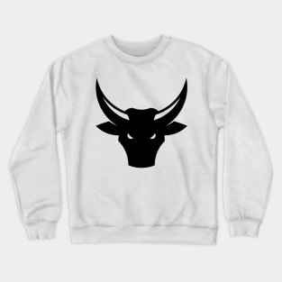 Bull / Taurus / Ox / Bull Head (1C) Crewneck Sweatshirt